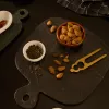 Сервировочная доска из черного мрамора Odar 210422 - 3