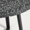 Круглый стол из терраццо Tella, черный Ø 75 см 099285 - 5