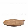 Большая круглая сервировочная доска Eitene из акации 210312 - 4