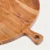 Большая круглая сервировочная доска Eitene из акации 210312 - 7
