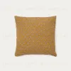 Чехол для подушки Magi горчичный жаккардовый 45 x 45 210378 - 4