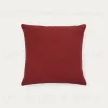 Чехол на подушку Minec терракотовый 100% лен 45 x 45 см 210762 - 4