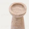 Маленький подсвечник из бежевого травертина Magan 210374 - 6