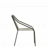 Садовое кресло Zivia из веревки цвета экрю и оцинкованной стали зеленого цвета 254033 - 11