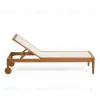 Шезлонг Caterin из эвкалипта бежевый 097595 - 7