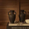 Tefare Набор из 2 ваз из терракоты в черном цвете, 18 см / 18 см 205573 - 4