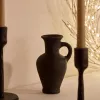 Tefare Набор из 2 ваз из терракоты в черном цвете, 18 см / 18 см 205573 - 2