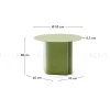 Столик Arvin из железа зеленого цвета Ø 55 см 261813 - 9