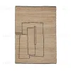 Ковер Velira из джута с графическим рисунком 160 x 230 см 262940 - 1