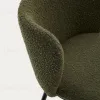 Стул Ciselia из зеленого букле и бежевой стали 206435 - 8