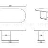 Обеденный стол Ocean Black Ocean Table - 8
