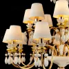  Люстра Cloyd LOTTIE-B C20 / Ø92 см- бел.-золотая керамика (арт.11400)  11400 - 2