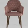 Стул Венера диамант велюр пыльно-розовый УТ000037250 - 2