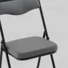 Стул складной Джонни велюр велютто темно-серый каркас черный матовый УТ000041387 - 8