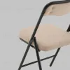 Стул складной Джонни велюр велютто бежевый каркас черный матовый УТ000041388 - 8