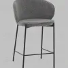 Стул полубарный Тисдейл букле темно-серый УТ000041696 - 2
