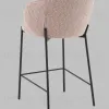 Стул полубарный Тисдейл букле розово-персиковый УТ000041694 - 6