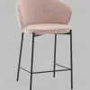 Стул полубарный Тисдейл букле розово-персиковый УТ000041694 - 2
