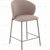 Стул полубарный Блейз велюр бежевый, каркас бежево-серый УТ000041394 - 1