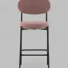 Стул Полубарный Бриф DD велюр пыльно-розовый УТ000041514 - 3
