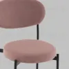 Стул Полубарный Бриф DD велюр пыльно-розовый УТ000041514 - 7