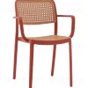 Стул Yona пластиковый с подлокотниками красный УТ000040844 - 1