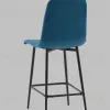 Стул полубарный Одди велюр синий УТ000041434 - 6