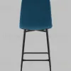 Стул полубарный Одди велюр синий УТ000041434 - 5