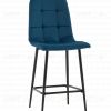 Стул полубарный Одди велюр синий УТ000041434 - 1