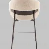 Стул полубарный Блейз букле капучино, каркас серо-коричневый УТ000041390 - 6