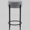 Стул барный Беккет букле светло-серый УТ000041573 - 3