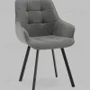 Стул Амальри велюр светло-серый УТ000041359 - 2