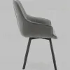 Стул Амальри велюр светло-серый УТ000041359 - 4