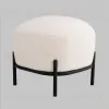 Пуф Стоун букле Fluffy молочный УТ000040879 - 2
