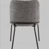 Стул с подлокотниками Кози new ткань букле тёмно-серый УТ000040878 - 5
