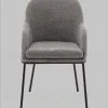 Стул с подлокотниками Кози new ткань букле тёмно-серый УТ000040878 - 3