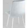 Стул Chilly велюр серо-голубой белые ножки УТ000039635 - 9
