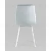 Стул Chilly велюр серо-голубой белые ножки УТ000039635 - 7
