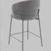 Стул полубарный Блейз велюр серый, каркас серый УТ000041395 - 7