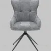 Стул Carlene вращающийся серый УТ000040557 - 5