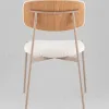 Стул Doe без подлокотников светло-бежевый бежевые ножки УТ000040247 - 7