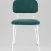 Стул Chao темно-зеленый белые ножки 4 шт. УТ000040814 - 3