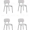 Стул Chao светло-серый черные ножки 4 шт. УТ000040812 - 1