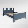 2.08.04.060.16 САГА кровать двойная 140х200 темно-бирюзовая/ясень 2.08.04.060.16 - 1
