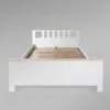2.08.04.070.14 САГА кровать двойная 160х200 белая/ясень 2.08.04.070.14 - 2