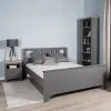 2.08.04.070.4 САГА кровать двойная 160х200 серая 2.08.04.070.4 - 4