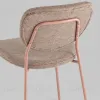 Стул обеденный Gigi шенилл коричневый розовые ножки УТ000039033 - 7