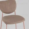 Стул обеденный Gigi шенилл коричневый розовые ножки УТ000039033 - 8