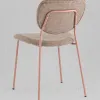 Стул обеденный Gigi шенилл коричневый розовые ножки УТ000039033 - 6