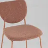 Стул обеденный Gigi коричневый букле розовые ножки УТ000039037 - 10